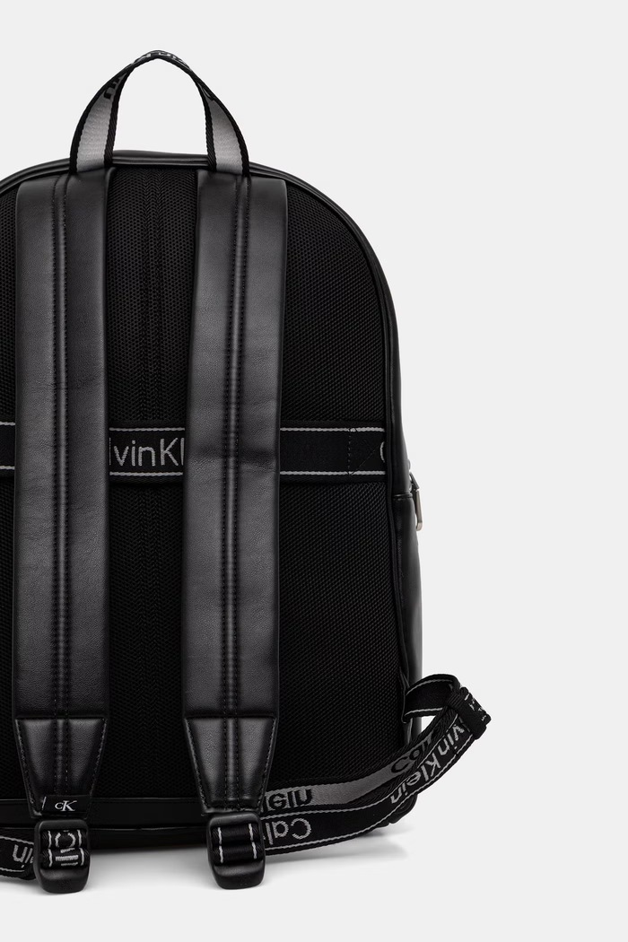 Akcesoria Calvin Klein plecak miejski męski z imitacji skóry LV04D3417G czarny