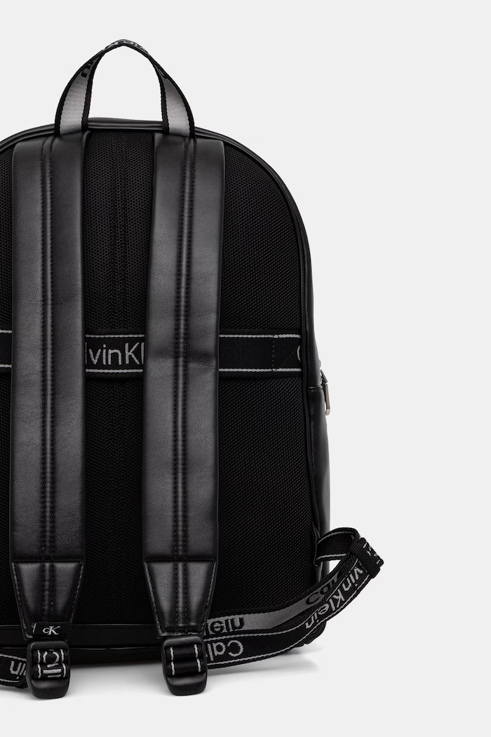 Akcesoria Calvin Klein plecak miejski męski z imitacji skóry LV04D3417G czarny