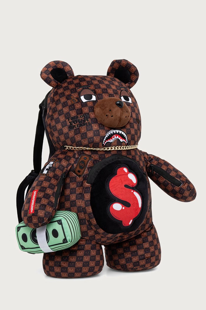 Sprayground Plecak SHARKS IN PARIS 910B9308NSZ brązowy AW26