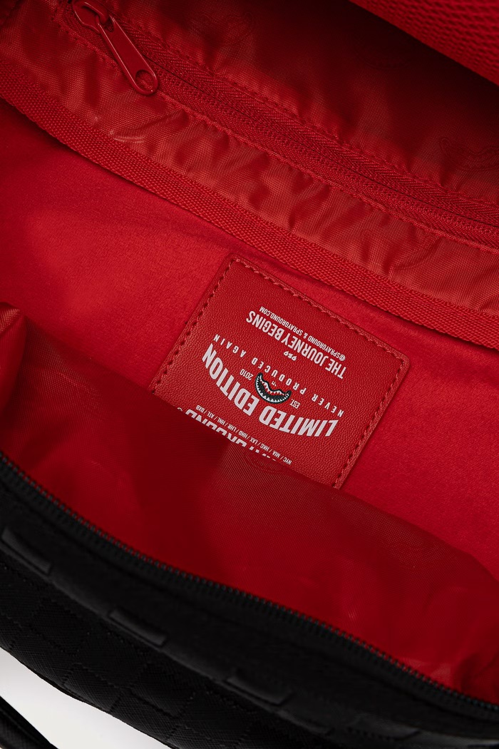 Plecak z imitacji skóry Sprayground czarny 910B8876NSZ