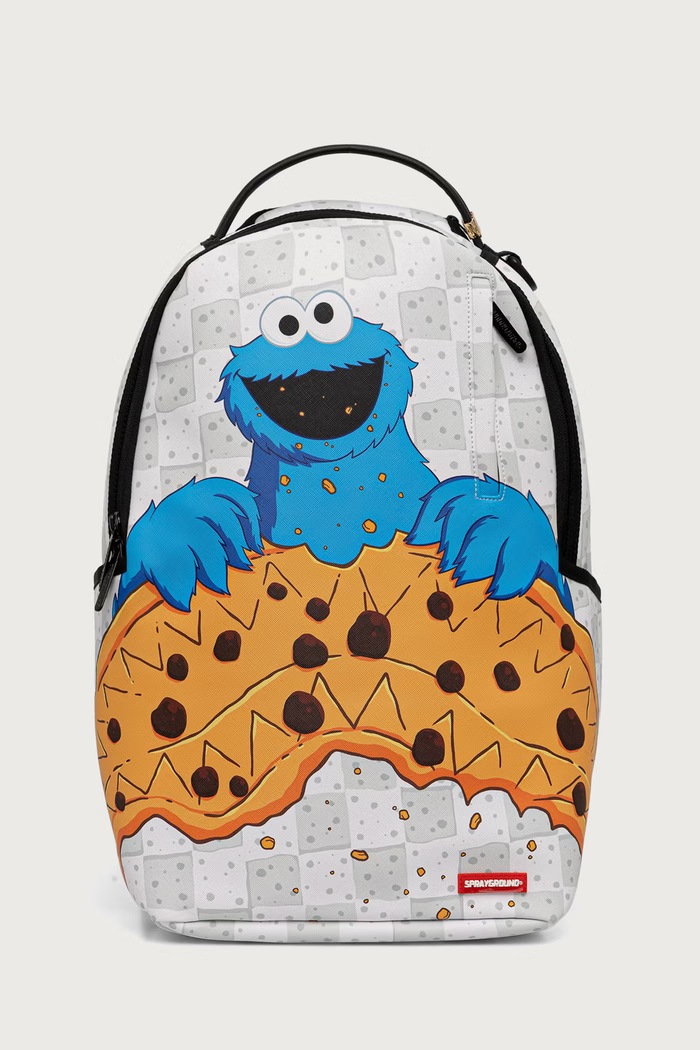 Sprayground Plecak SESAME STREET COOKIE MONSTER biały 910B9124NSZ