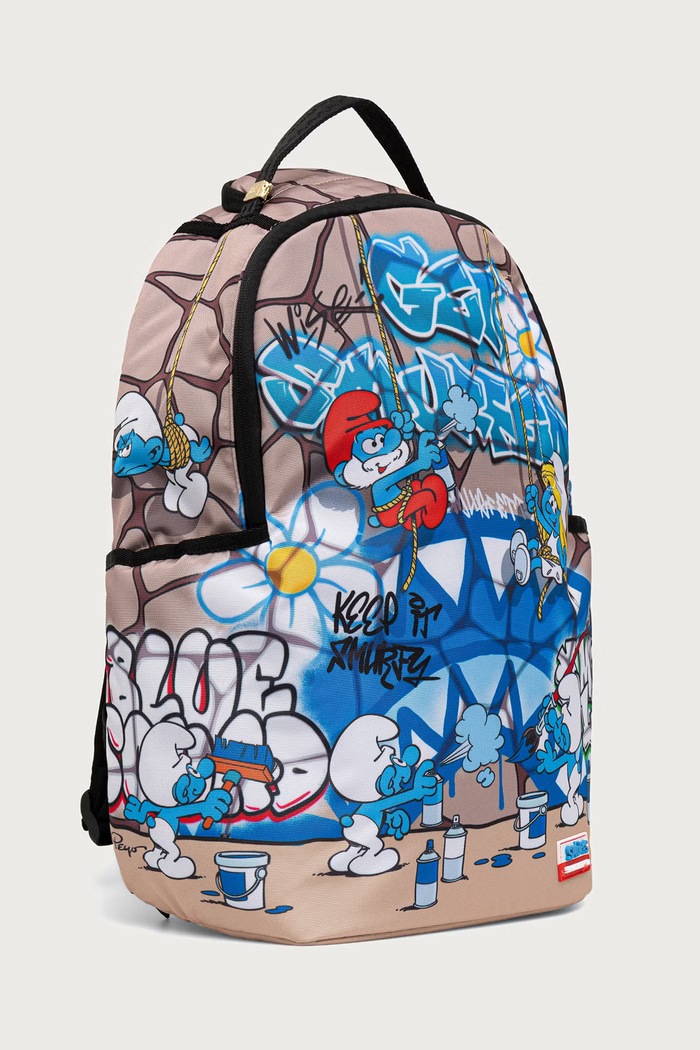 Sprayground Plecak SMURFS 910B9084NSZ beżowy AW26