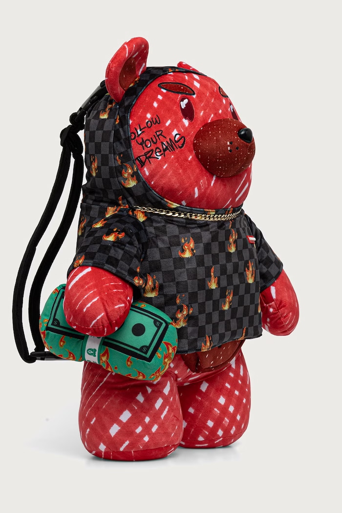 Sprayground Plecak DIABLO MONEYBEAR 910B8696NSZ czerwony AW26