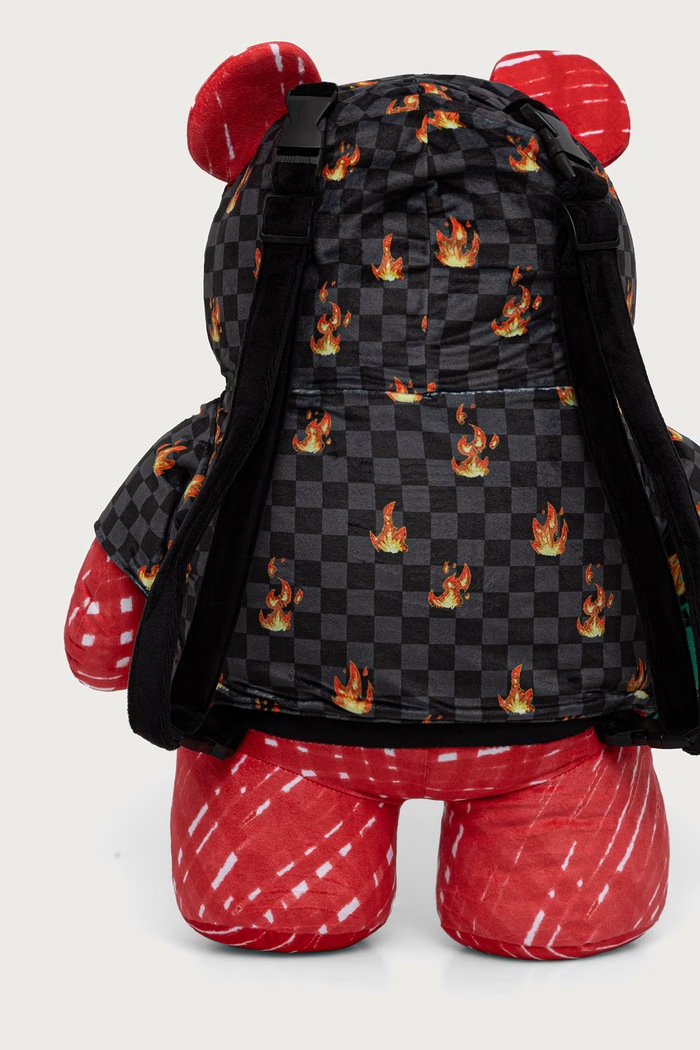 Akcesoria Sprayground Plecak DIABLO MONEYBEAR 910B8696NSZ czerwony
