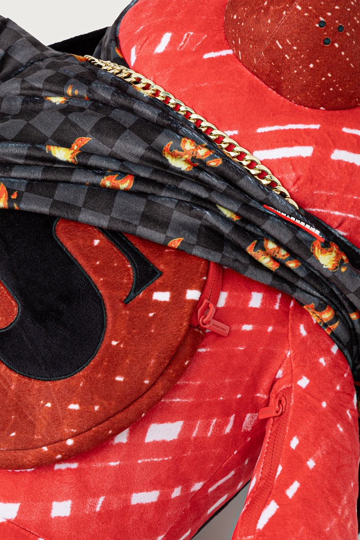 Plecak DIABLO MONEYBEAR Sprayground 910B8696NSZ czerwony
