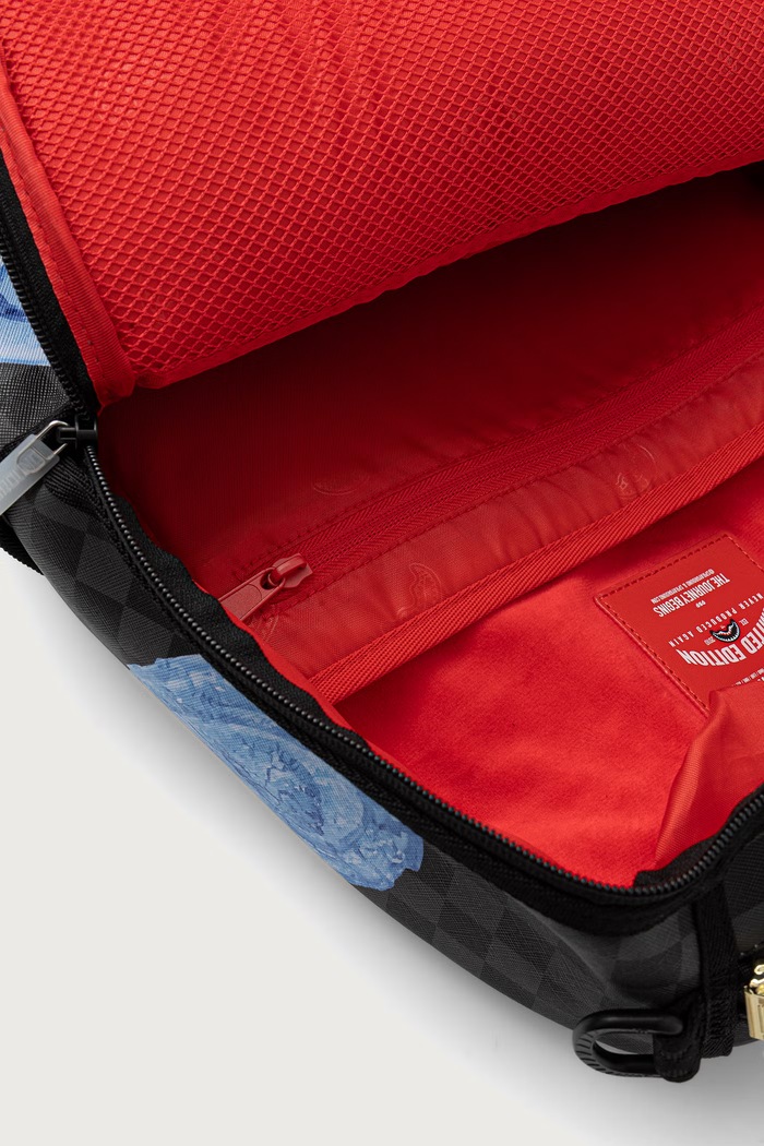 Plecak z imitacji skóry Sprayground czarny 910B8498NSZ