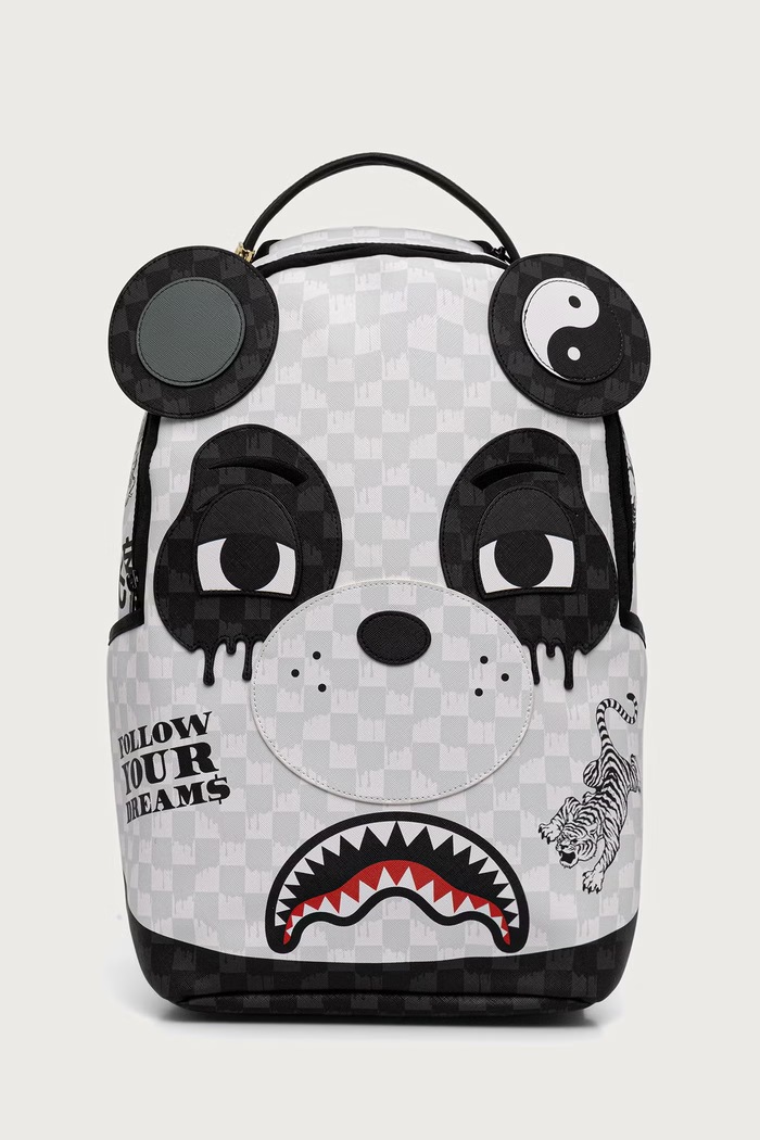 Sprayground Plecak PANDA FACE biały 910B8468NSZ