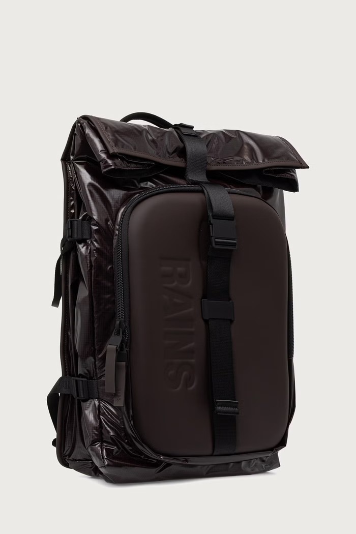 Rains plecak Sibu Shield Backpack W3 12850.177 brązowy AW26