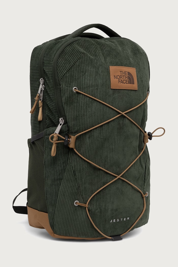 The North Face nahrbtnik rebrasti žamet Jester 28L NF0A8JDTZQD1 zelena AW26