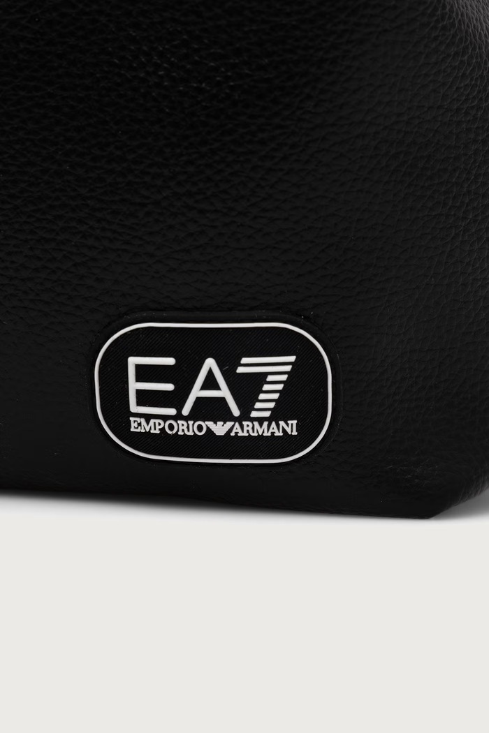 EA7 Emporio Armani plecak z imitacji skóry czarny AF29345.7X000760