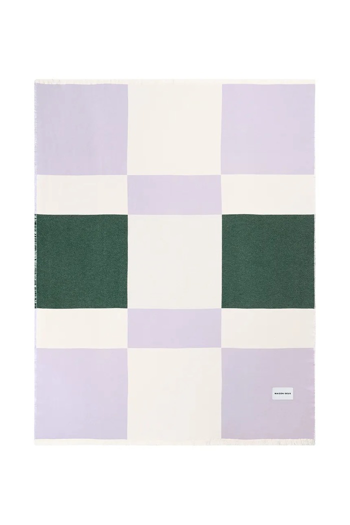 Maison Deux Koc bawełniany multicolor 168117