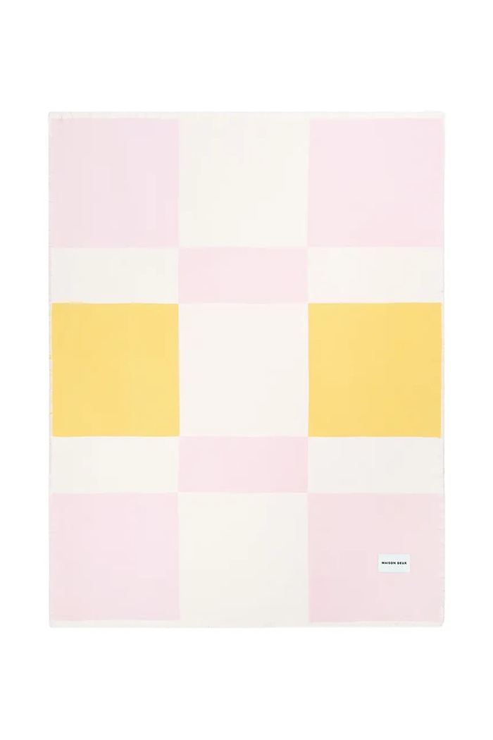 Maison Deux Koc bawełniany multicolor 168119