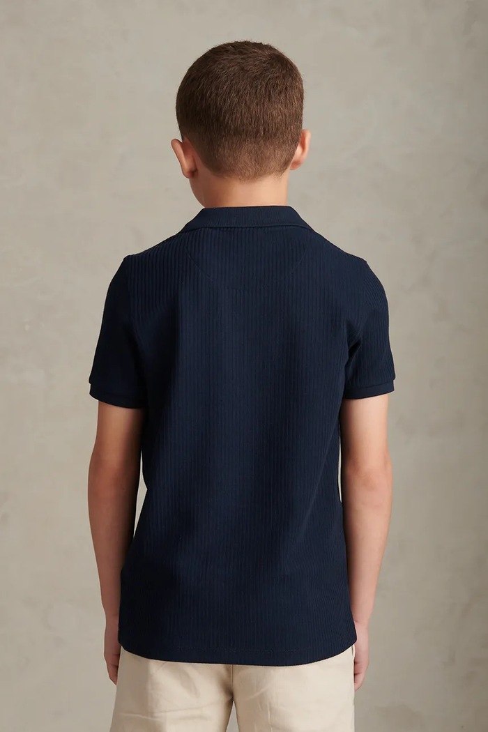 Polo dziecięce bawełniane U.S. Polo Assn. granatowy USP4921