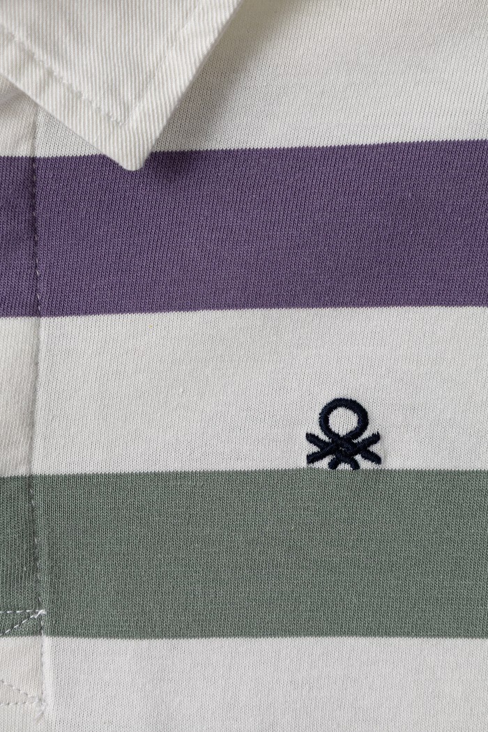 Chłopiec United Colors of Benetton Polo dziecięce bawełniane 33CKC301X.G.Reproposal beżowy