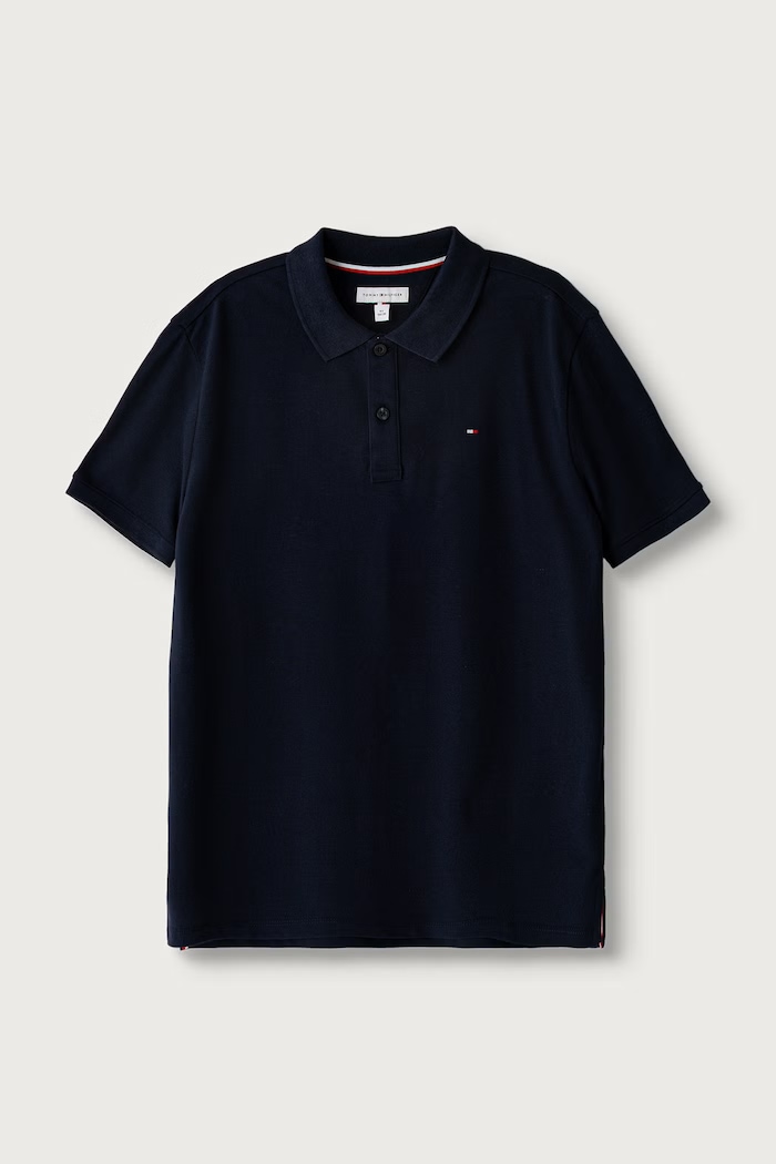 Tommy Hilfiger Polo tričko detské bavlnené tmavomodrá KB0KB09103.128.176.9BY2