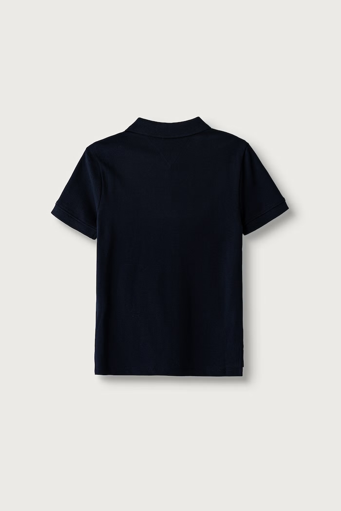 Tommy Hilfiger Polo dziecięce bawełniane KB0KB09103.98.122.9BY2 granatowy AW26