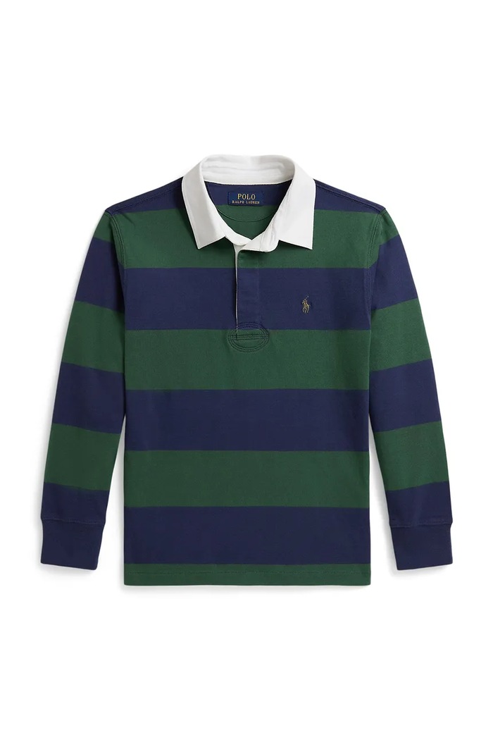 Polo Ralph Lauren Majica dugih rukava za djecu od pamuka zelena 323932280503