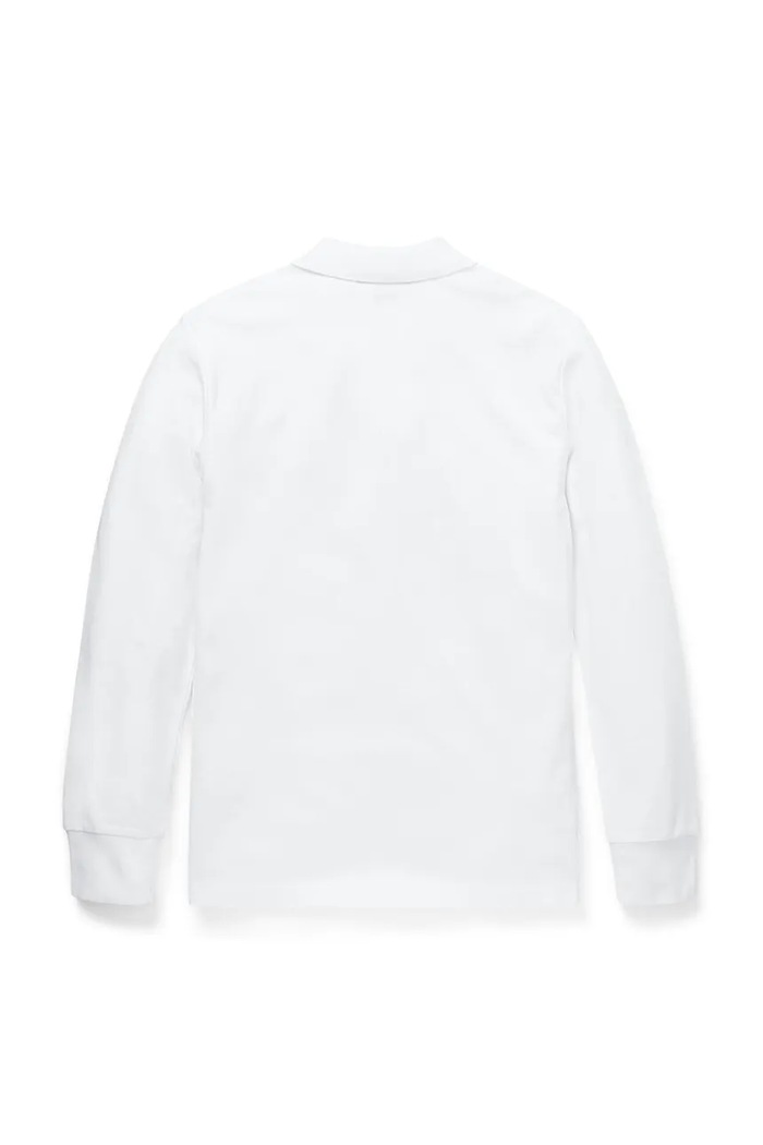 Polo Ralph Lauren Longsleeve dziecięcy bawełniany biały 323703634013