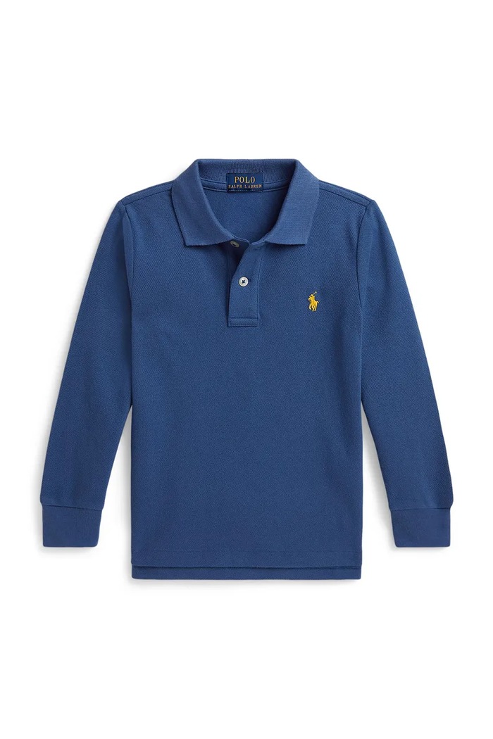 Polo Ralph Lauren Longsleeve dziecięcy bawełniany niebieski 322703634501