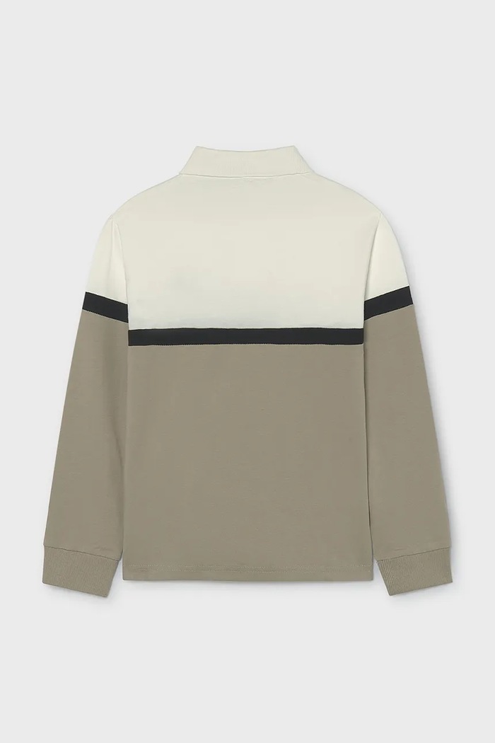 Mayoral Polo majica za djecu od pamuka s elastanom 7104.7A.Junior.9BY2 bež AW26