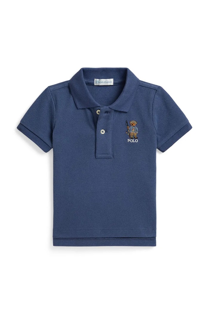 Polo Ralph Lauren polo dětské bavlněné námořnická modř 320B18892001