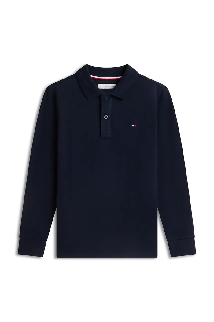 Tommy Hilfiger longsleeve dziecięcy bawełniany KB0KB09664.128.176.9BY2 granatowy AW26