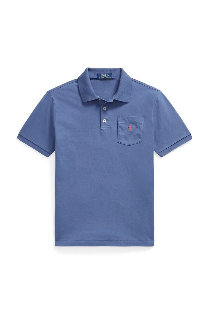 Polo Ralph Lauren πόλο παιδικό βαμβακερό σκούρο μπλε 323970332501