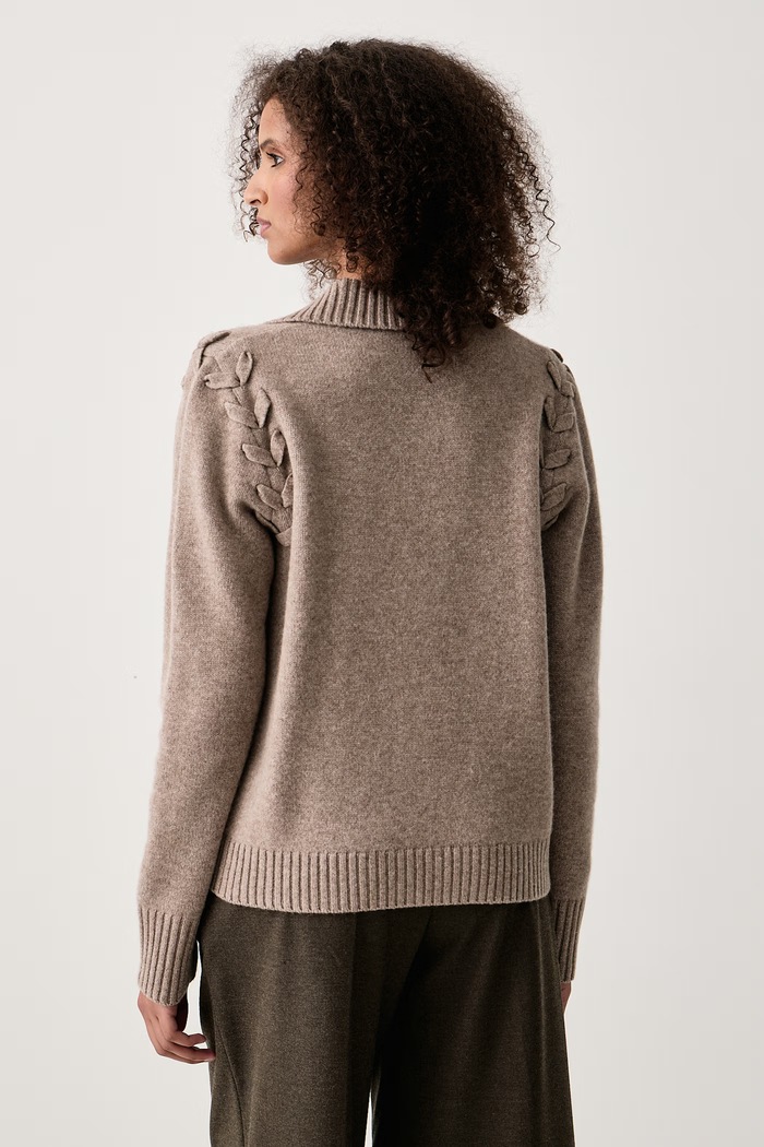 Odzież Isabelle Blanche Sweter damski wełniany IS26FW.M021.F006 beżowy