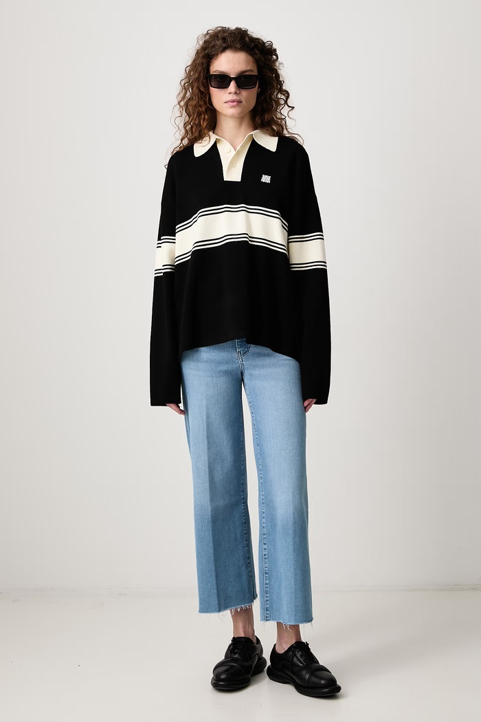 WRSTBHVR LEV V2 sweter z wiskozą damski U6026GT czarny AW26