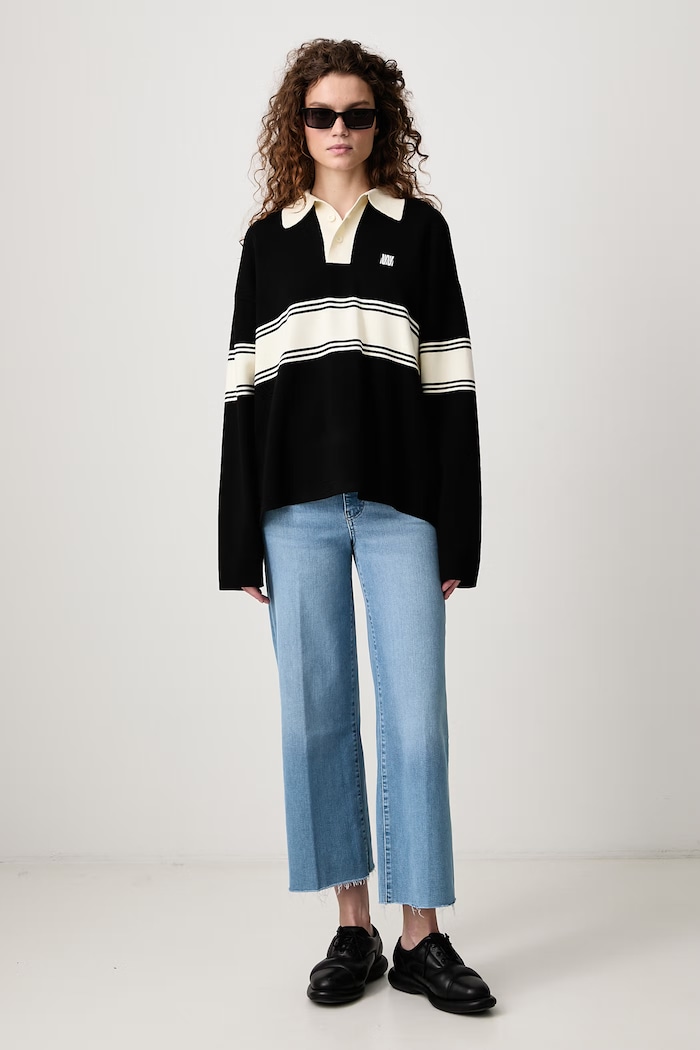 WRSTBHVR LEV V2 sweter z wiskozą damski U6026GT czarny AW26