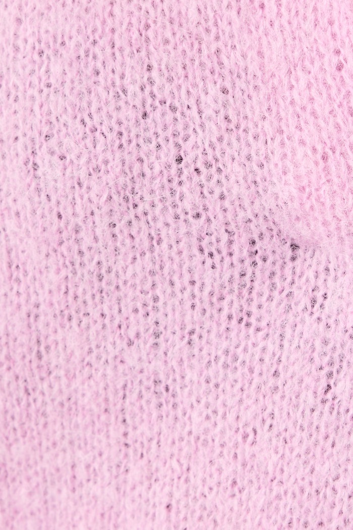Sweter damski z wełną alpaki Cips Luisa Spagnoli różowy 100503