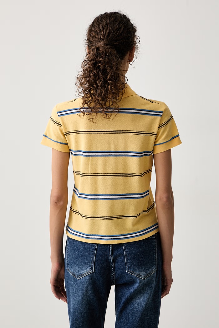 Odzież Max&Co. Polo damskie bawełniane AGAMI 2626956021200 żółty