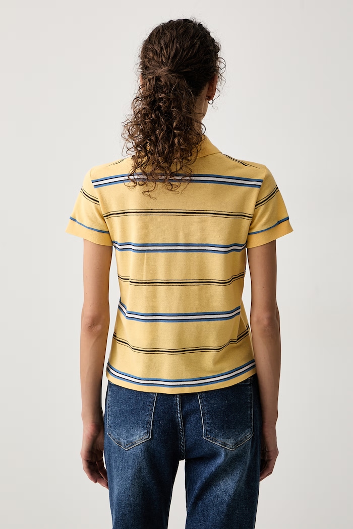 Odzież Max&Co. Polo damskie bawełniane AGAMI 2626956021200 żółty