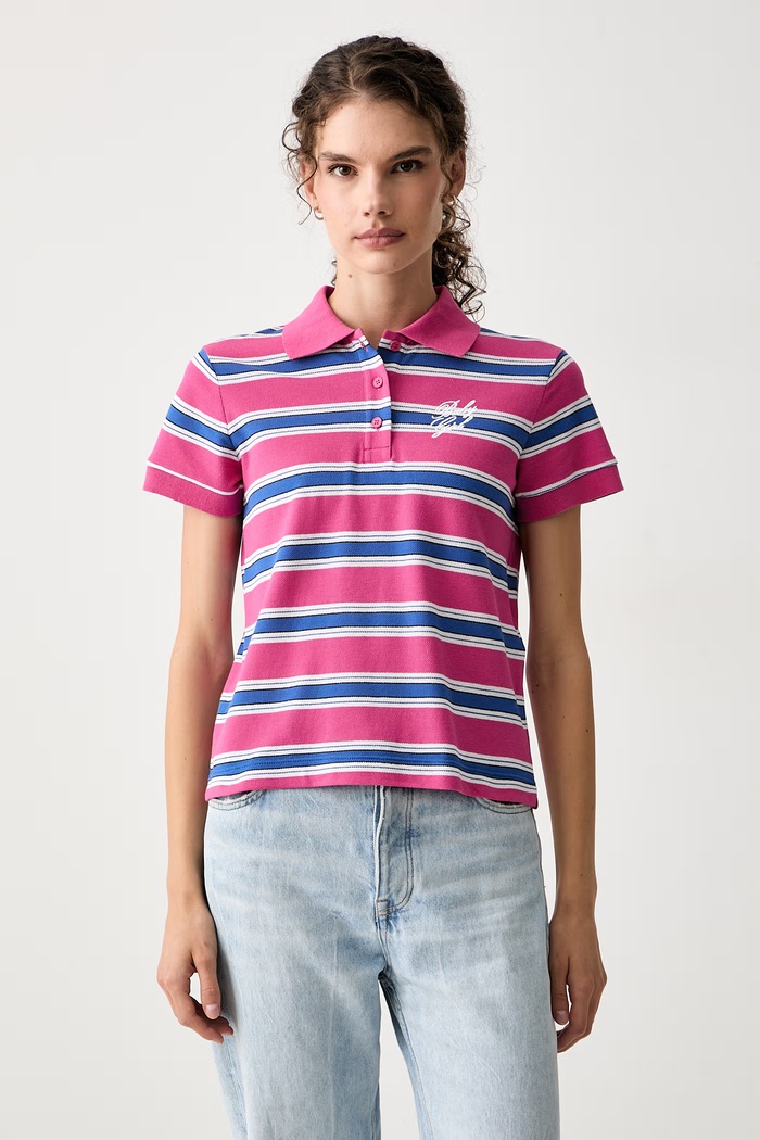 Max&Co. Polo damskie bawełniane AGAMI różowy 2626956021200