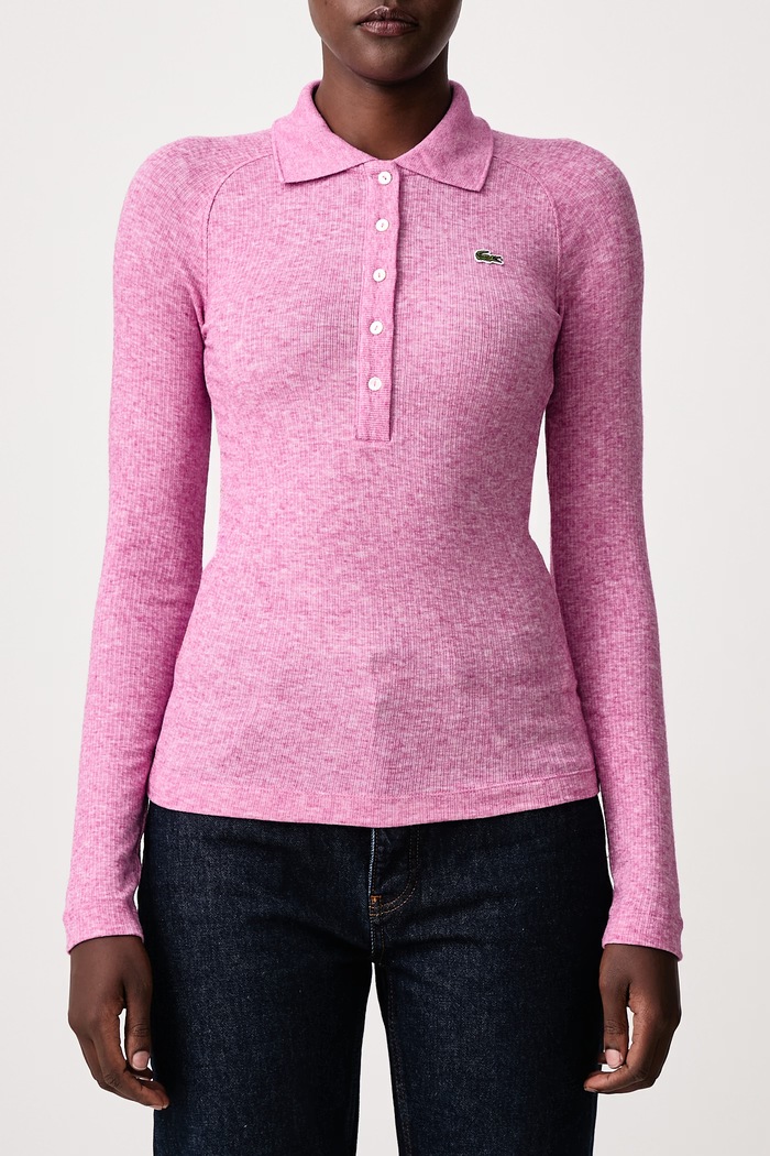 Lacoste Longsleeve z dodatkiem wełny damski DF3008.JBD