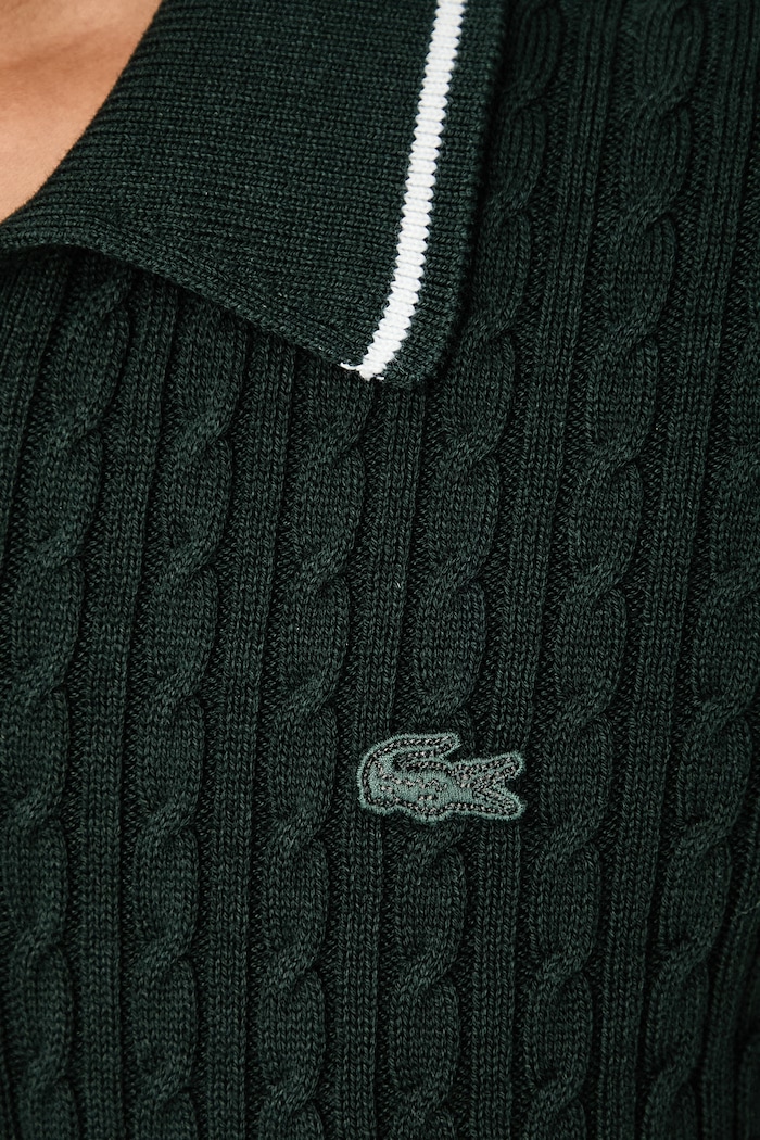 Lacoste Sweter z krótkim rękawem z bawełną damski AF0972.YZP