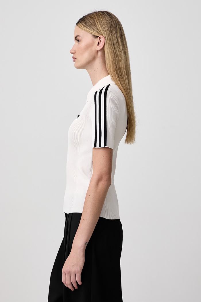 Tech Rib Cali polo damskie adidas Originals KR9614 beżowy