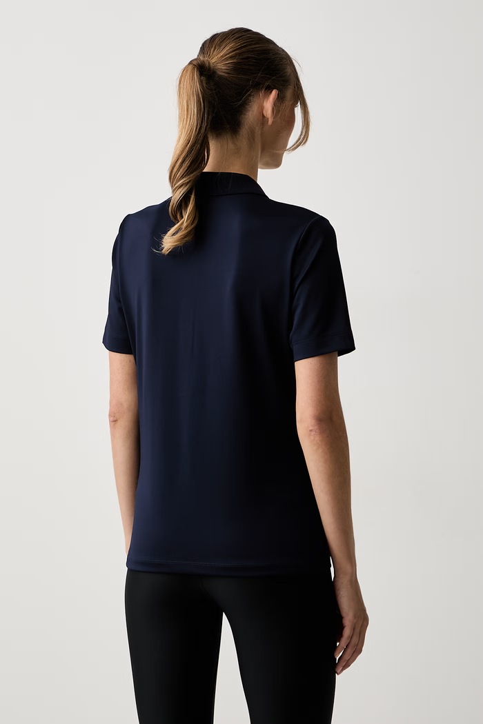 Odzież Lacoste Polo damskie PF0081 granatowy