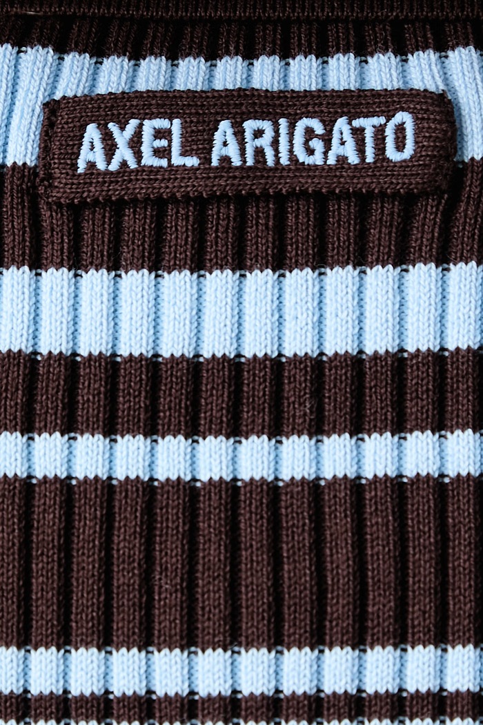 Axel Arigato Anja Ribbed polo swetrowe damskie z bawełną A4161001