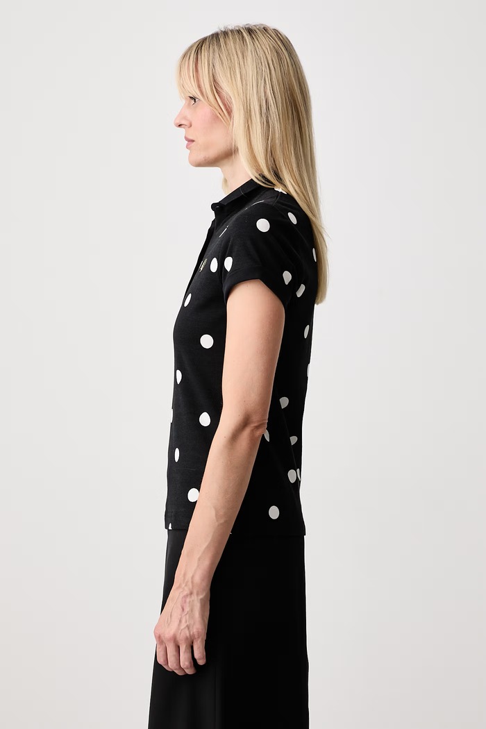 Fred Perry polo damskie bawełniane czarny SG3104.102