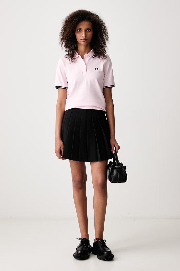 Fred Perry Polo damskie bawełniane G3600.06D różowy AW26