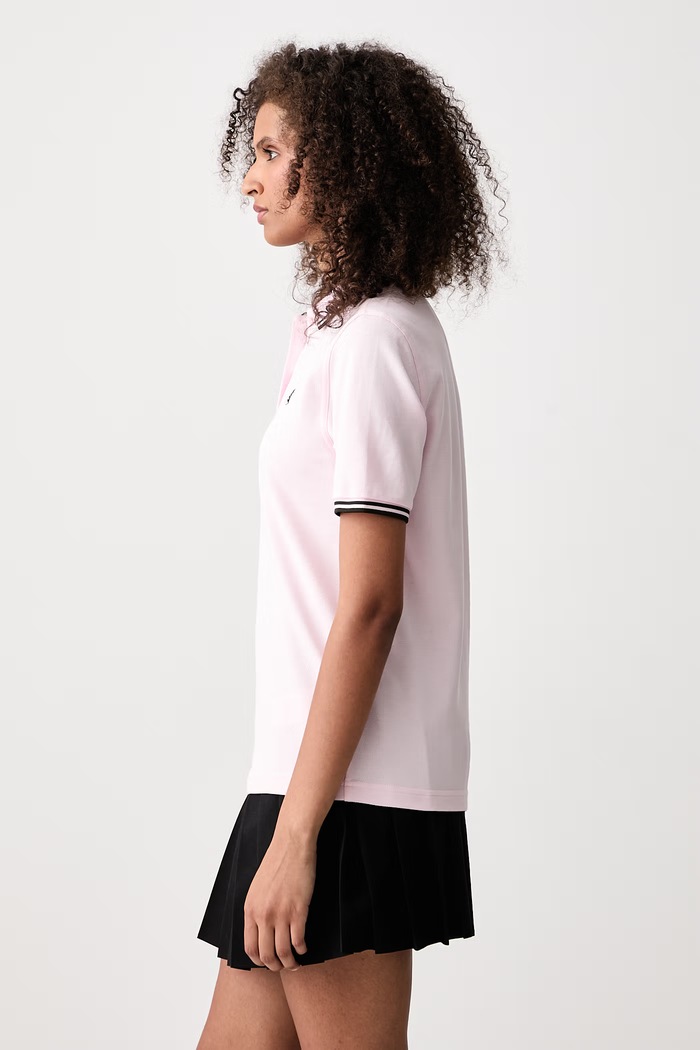 Polo damskie bawełniane Fred Perry G3600.06D różowy
