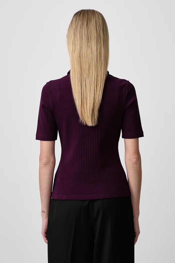 Odzież Fred Perry Polo damskie z bawełną G3162.37C fioletowy