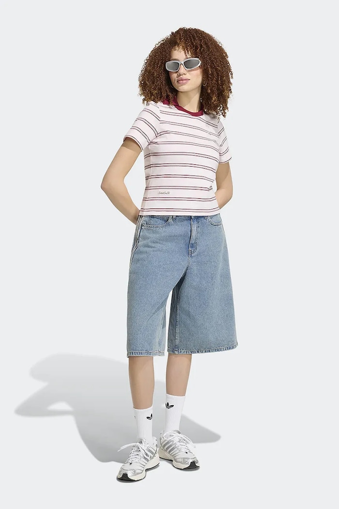 Одяг adidas Originals Поло жіноче бавовняне Resort KX0741 рожевий