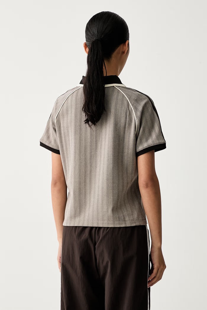 Odzież adidas Originals polo damskie KX1871 brązowy