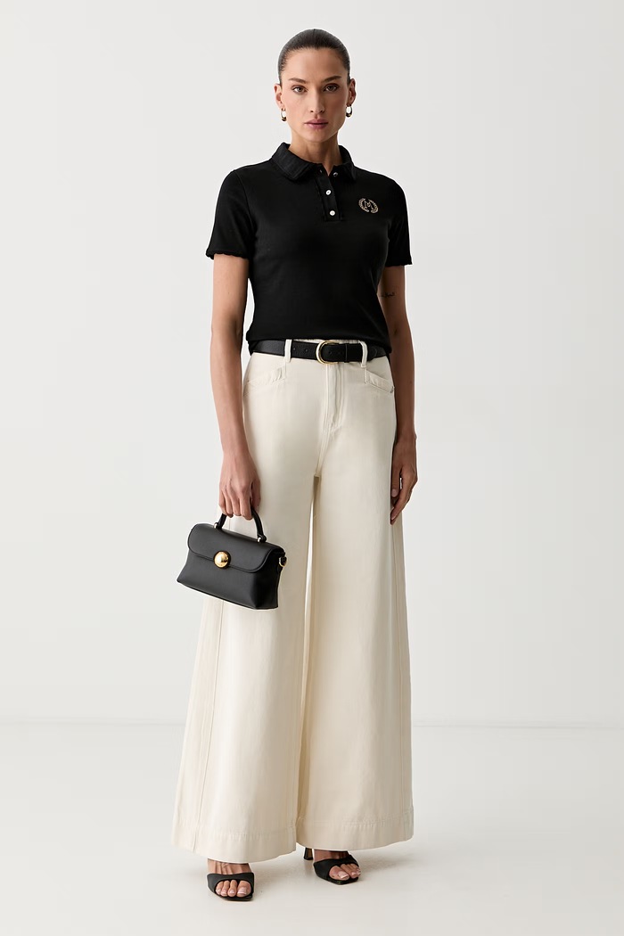 Morgan polo dámské DFESTON 261.DFESTON černá AW26