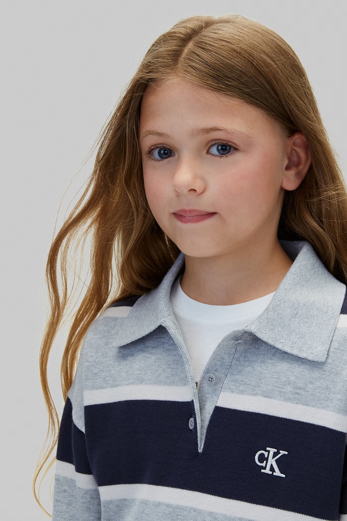Sweter dziecięcy bawełniany Calvin Klein Jeans szary LVCKFJF14G.9BY2