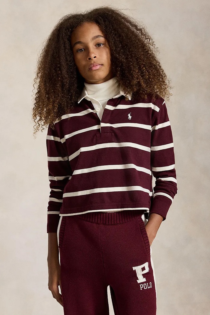 Polo Ralph Lauren polo majica za djecu od pamuka bordo 313B26234001