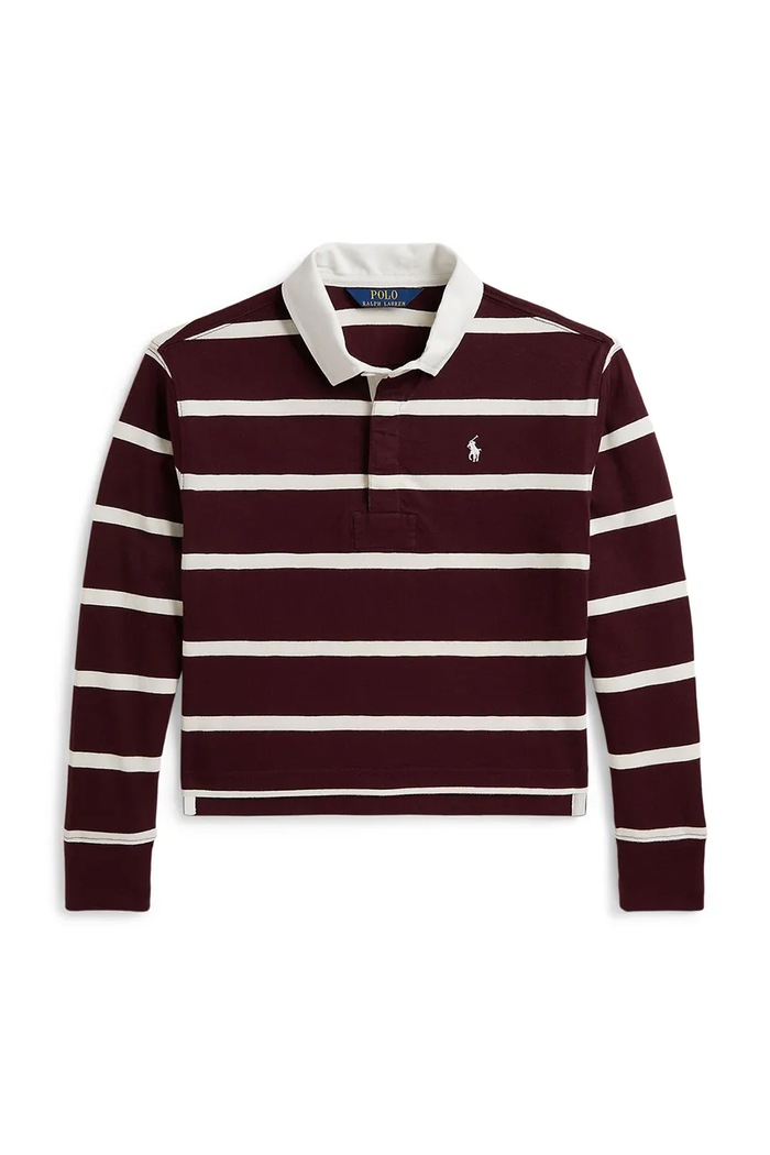 Polo Ralph Lauren polo majica za djecu od pamuka 313B26234001 bordo AW26