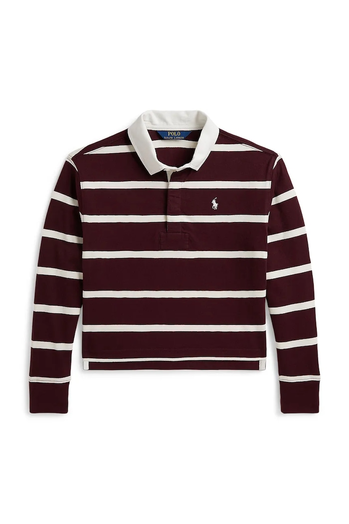 Polo Ralph Lauren polo majica za djecu od pamuka 313B26234001 bordo AW26